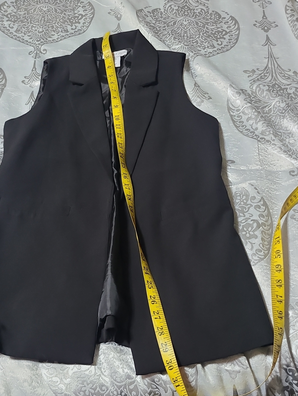 Sincerely Jules  Sleeveless Blazer Vest Size Small - Picture 6 of 8